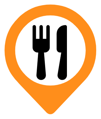 Besteck Icon Orange